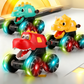 🦖🚚 50% REA NU! 🔥 Dinosaurie Tryck och Kör-bil - Ropande Ljud & Blinkande Ljus, Perfekt Present för Barns Fantasilek 🎁✨
