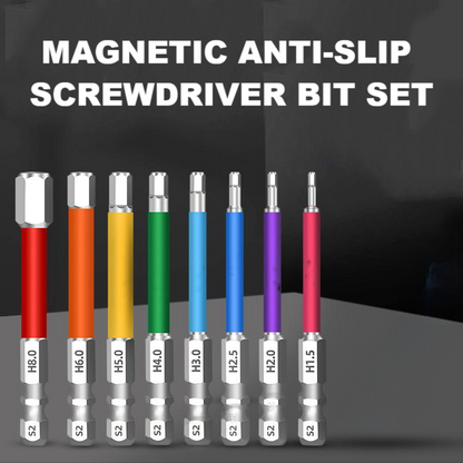 🔥🎁Nyhet 50 % RABATT🔥🛠️ PROFFSDEAL – Håll skruven på plats och jobba snabbare med en hand – Magnetiskt bitsats i S2-stål