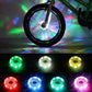 🚴 KÖP 3, FÅ 1 GRATIS! 💫 LED-cykelljus för Hjul – Vattentät, Lätt att Montera & 8 Färglägen 🌈