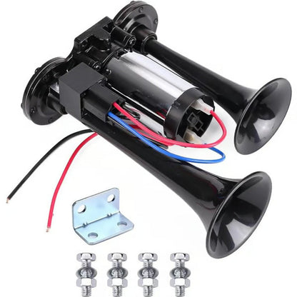 50 % RABATT📢 150 dB lastbilshögtalare｜🔧 Verktygsfri installation｜⚡ 12V/24V universal