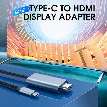 🔥🎁Köp 2 få 1 gratis🔥📺 4K/8K+⚡ Plug-and-Play + 🛡️ Konstruktion i aluminiumlegering! Typ C till HDMI-adapter