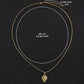 🌞🌙 Valentinsdagsspecial! Sol & Måne Hängehalsbandsset – Symboliskt parsmyscke, guld & silver, asymmetriskt & meningsfullt
