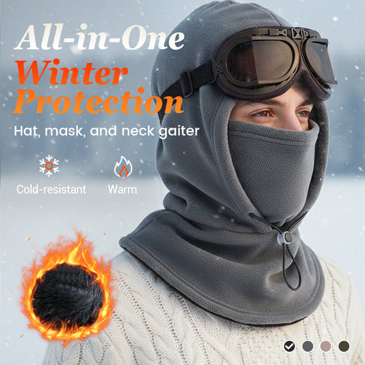 🔥🎁Nyhet 50 % RABATT🔥Termisk balaklava-ansiktsmask med dragsko