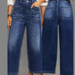 👖 50% RABATT!🌟Damjeans med hög midja och vida ben