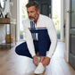 🔈🔈50% RABATT🔥Herrset med grafiskt tryck och byxor