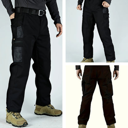 👖 50 % RABATT NU! 🛡️ Herr cargobyxor i taktisk design – gott om fickor, förstärkta knän & perfekta för krävande aktiviteter 💪