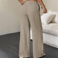 👖 50% RABATT! ✨ Mångsidiga Enfärgade Byxor med Vida Ben – Bekväm passform, Tidlös stil & Lätt att kombinera 💫