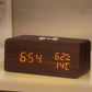 ⏰📱 50% RABATT! | LED Digitalväckarklocka med Trådlös Laddning – Temperatur, 3 Alarm & Justerbar Ljus!