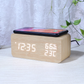⏰📱 50% RABATT! | LED Digitalväckarklocka med Trådlös Laddning – Temperatur, 3 Alarm & Justerbar Ljus!
