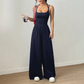 🔥🎁Nyhet 50 % RABATT🔥Casual jumpsuit med spaghettiband för damer