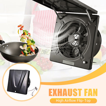 🔥🎁Nyhet 50 % RABATT🔥Avluftningsfläkt med flip-top och högt luftflöde