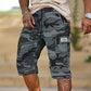 🩳 50% RABATT 🗺️ | Herr Camouflage Cargo-Shorts – Många Fickor & Avslappnad Passform