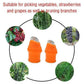 🔥🎁Köp 1 få 1 gratis🔥🌿👍 Tumkniv för trädgårdsarbete – Fingersax i rostfritt stål för skörd av grönsaker, frukt och blommor