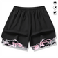 🏃‍♀️ 50% RABATT 🔥 | 2-i-1 Sportshorts – Andningsbart & Kamouflagefoder