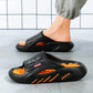 👟 50% RABATT! ☁️ Halkfria Molnslides med Tjock Sula för Herrar – Extra Bekväm, Stötdämpande & Perfekt För Inomhus & Utomhusbruk 🏠