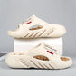 👟 50% RABATT! ☁️ Halkfria Molnslides med Tjock Sula för Herrar – Extra Bekväm, Stötdämpande & Perfekt För Inomhus & Utomhusbruk 🏠