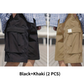 🔥🎁Nyhet 50 % RABATT🔥Casual cargoshorts för män med resår i midja