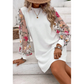 👗 50% RABATT! 🌸 Damklänning med Blommig Brodyr & Nätärmar – Elegant Design, Luftig Känsla & Perfekt För Fest & Vardag ✨