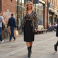 🔥🎁Nyhet 50 % RABATT🔥👗 Elegant klänning med V-ringning och färgblock för damer | Chic • Smickrande • Raffinerad