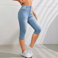 🔥🎁Nyhet 50 % RABATT🔥Caprijeans för damer med hög midja och smal passform