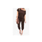 🔥🎁Nyhet 50 % RABATT🔥Avslappnad jumpsuit för dam med baraxlad design och korta ärmar