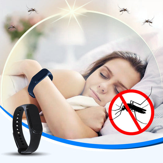 🔥🎁Nyhet 50 % RABATT🔥Ultraljudsarmband med kraftfullt myggmedel