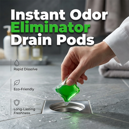 🚰✨Köp 2 få 1 gratis🔥! Luktneutraliserande Avloppskapslar – Bioenzymformel mot Dålig Lukt & Fräschare Avlopp Utan Stark Kemisk Doft 🧼🌿