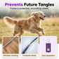 🐾 Kamma försiktigt igenom tovig päls – Instant Pet Detangling Spray (Växtbaserad formula, lavendeldoft, ingen sköljning krävs) 🌿✨