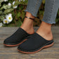 🔥50% RABATT NU!🔥 Dam Perforerade Slip-On Platå Mules