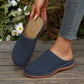 🔥50% RABATT NU!🔥 Dam Perforerade Slip-On Platå Mules
