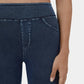 🔥🎁Nyhet 50 % RABATT🔥Casual-leggings i stretchig denim med hög midja och bakfickor