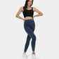 🔥🎁Nyhet 50 % RABATT🔥Casual-leggings i stretchig denim med hög midja och bakfickor