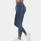 🔥🎁Nyhet 50 % RABATT🔥Casual-leggings i stretchig denim med hög midja och bakfickor