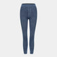 🔥🎁Nyhet 50 % RABATT🔥Casual-leggings i stretchig denim med hög midja och bakfickor