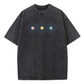 👚 50% RABATT NU!🌼 Vintage-tvättad Daisy T-shirt – Positiv Grafisk Print & Oversized Passform – Mjuk Andningsbar Bomullsblandning Casual Topp 🌈