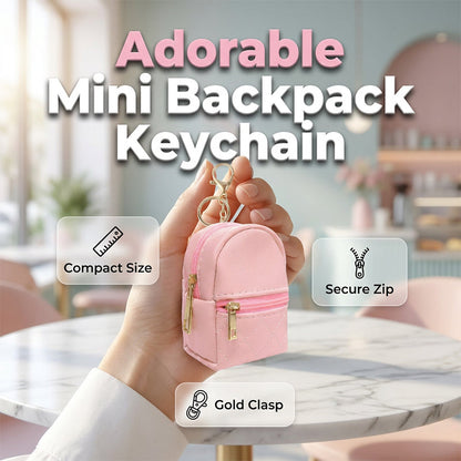 🔥🎁Nyhet 50 % RABATT🔥Mini-ryggsäck, myntficka och nyckelring