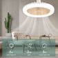 💡 Nu 50% RABATT! ✨ LED-takfläkt med Fjärrkontroll – Tystgående, 3 Ljuslägen, Energisparande 🌀