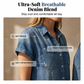 🎁2026 Nieuw binnen 50% KORTING💥👖🌸 Avslappnad denimromper med knappar och fickor