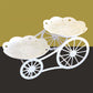 🍰 50% RABATT NU! ✨ Tvåvånings Serveringsställ med Vagnsdesign – Elegant För Bröllop, Födelsedagar & High Tea – Romantisk Vågkant + Hjärtutskärningar 💕