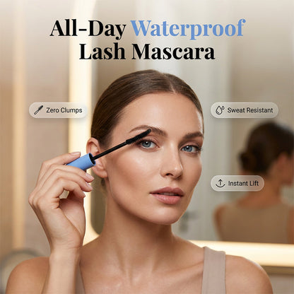 🔥🎁Kladdfri & Långvarig Mascara för Perfekta Fransar Hela Dagen