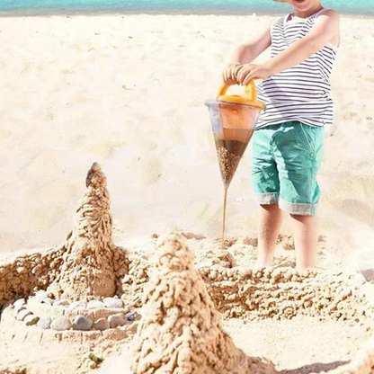 🔥🎁Nyhet 50 % RABATT🔥Kreativt sandleksak i form av en kon för strandlek
