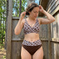 ⏳50 % rabatt under en begränsad tid⏰Tvådelad bikini med hög midja för damer🏖️👙