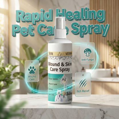 🔥🎁Nyhet 50 % RABATT🔥Sår- och hudvårdsspray för hundar och katter, 100 ml