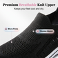 🔥🎁Nyhet 50 % RABATT🔥👟🌬️ Andningsbara stickade slip-on promenadskor