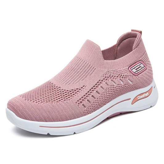 🔥🎁Nyhet 50 % RABATT🔥👟🌬️ Andningsbara stickade slip-on promenadskor