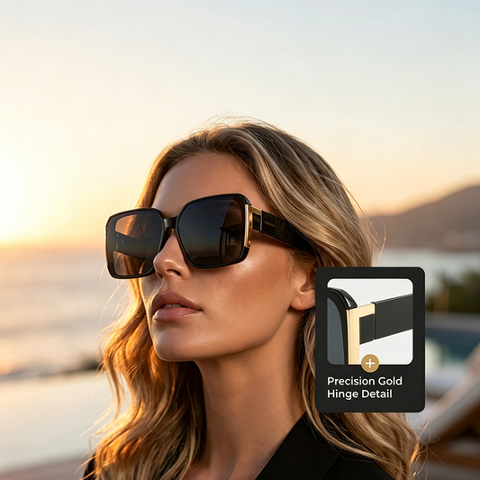 ✨🕶️【Specialpris】🎉Retro fyrkantiga solglasögon UV400 | Unisex | Lätt😎