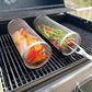 🍖🔥 HALVT PRIS! Rullande grillkorg i rostfritt stål – 360° rotation, mat fastnar inte & diskmaskinssäker!