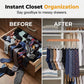 🏠 KÖP 2, FÅ 1 GRATIS! 👔 Multi-clip wooden hanger – Utrymmessparande klädhängare med 10 klämmor – Perfekt för kjolar, byxor eller accessoarer – håller garderoben snygg & organiserad ✨