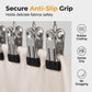 🏠 KÖP 2, FÅ 1 GRATIS! 👔 Multi-clip wooden hanger – Utrymmessparande klädhängare med 10 klämmor – Perfekt för kjolar, byxor eller accessoarer – håller garderoben snygg & organiserad ✨