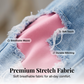 📢📢50 % RABATT !! ⏰Set med slitna jeansshorts för dam och färgglada leggings